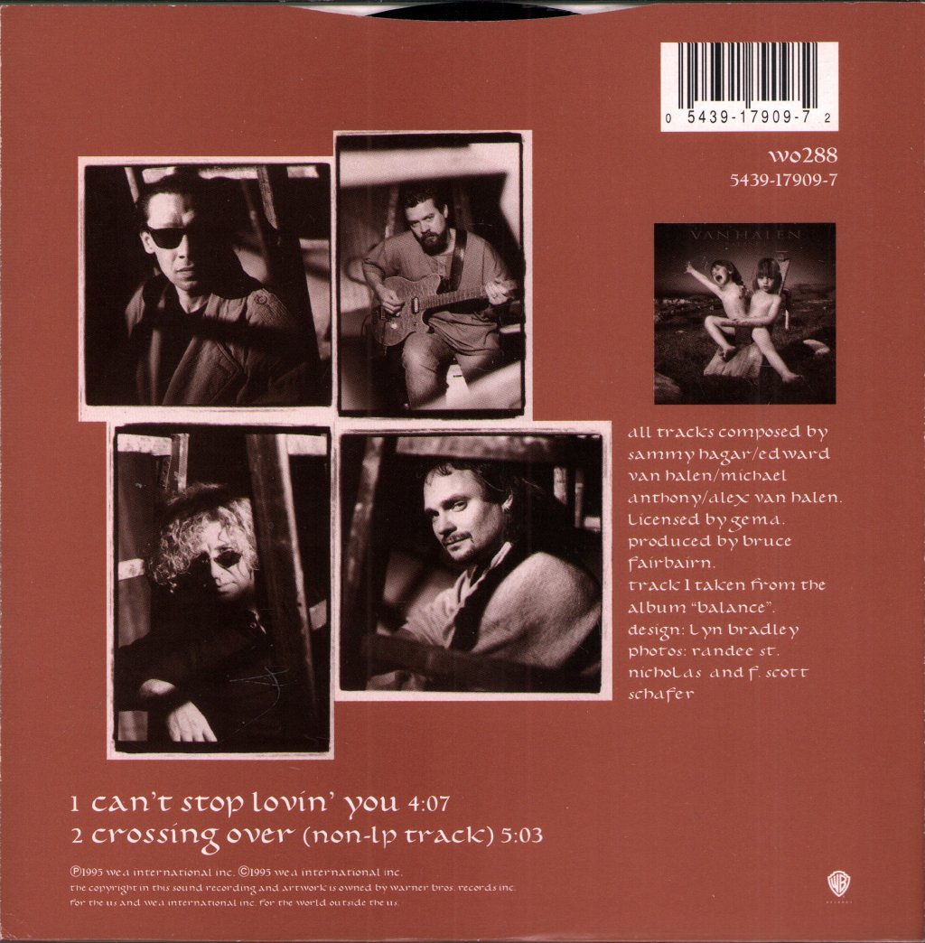 Van Halen - Can't Stop Lovin You - 7 Inch