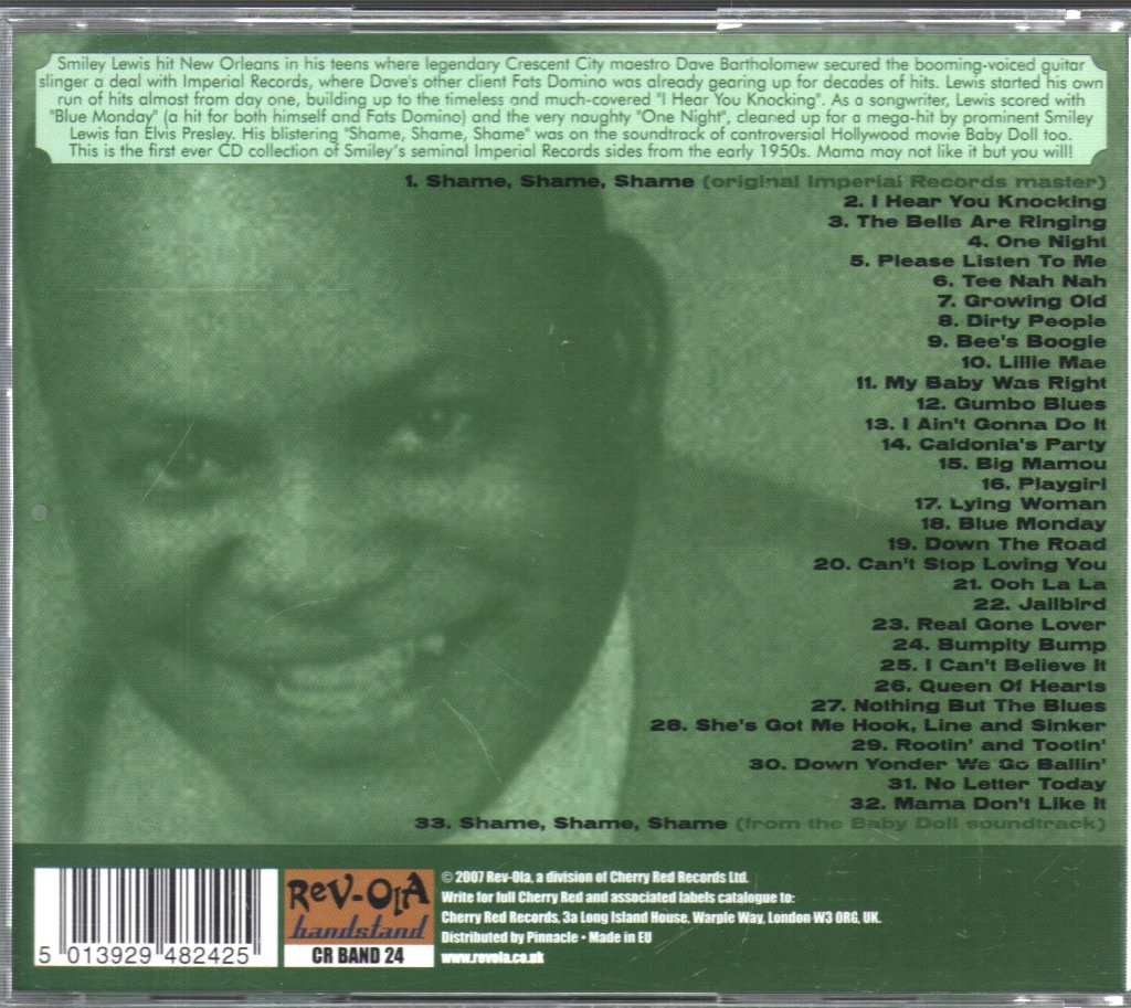Smiley Lewis - Mama Don't Like It 1950-56 - Cd