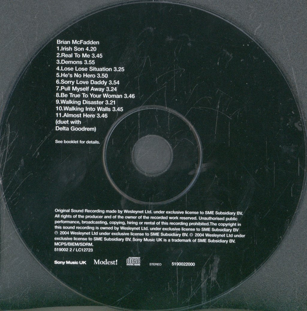 Brian Mcfadden - Irish Son - Cd
