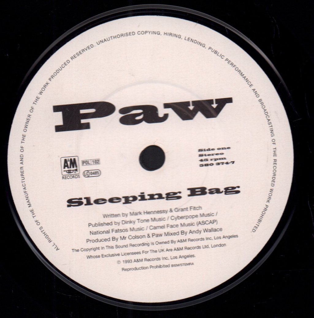 Paw - Sleeping Bag - 7 Inch