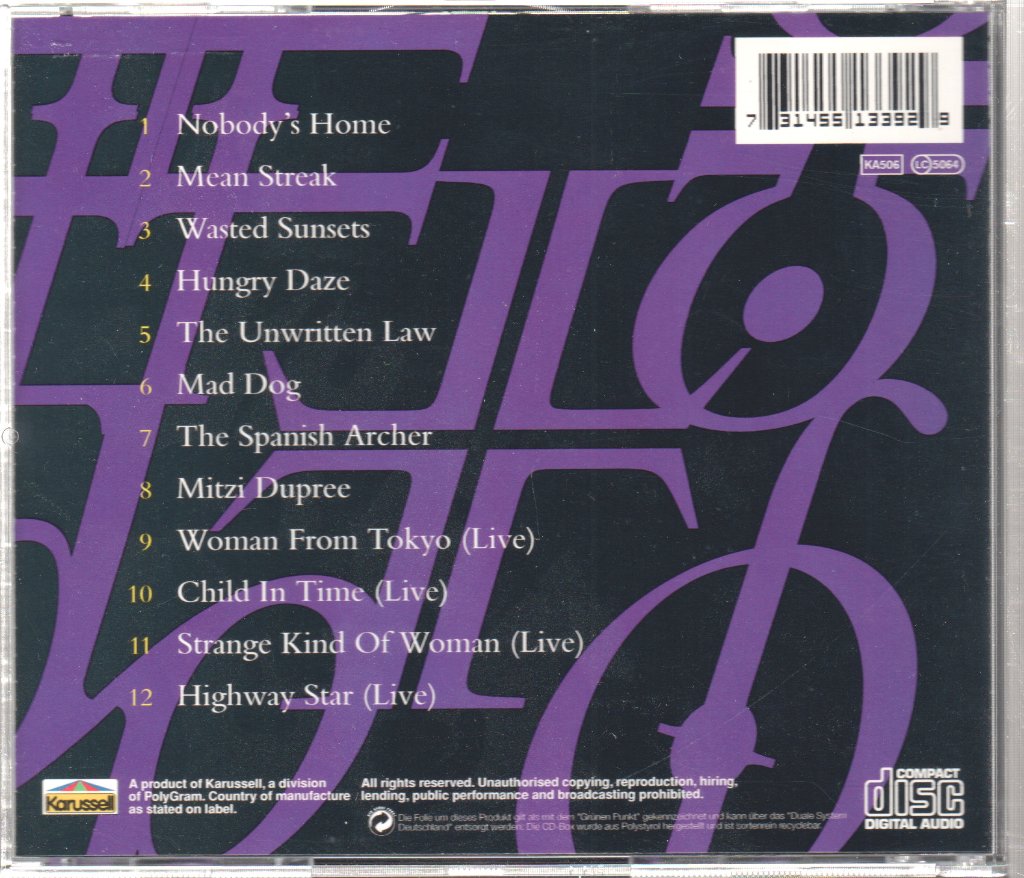 Deep Purple - Child In Time - Cd