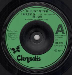 Leo Sayer - There Isn't Anything - 7 Inch