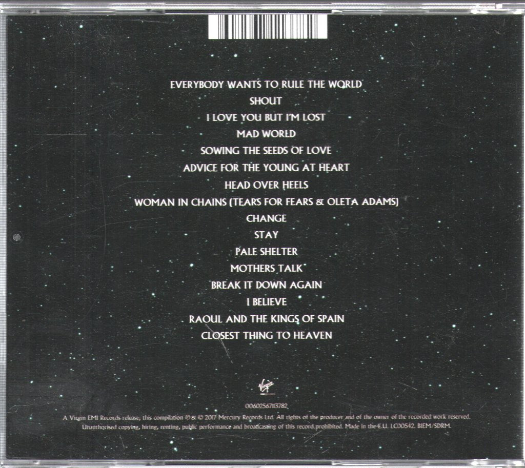 Tears For Fears - Rule The World - Cd