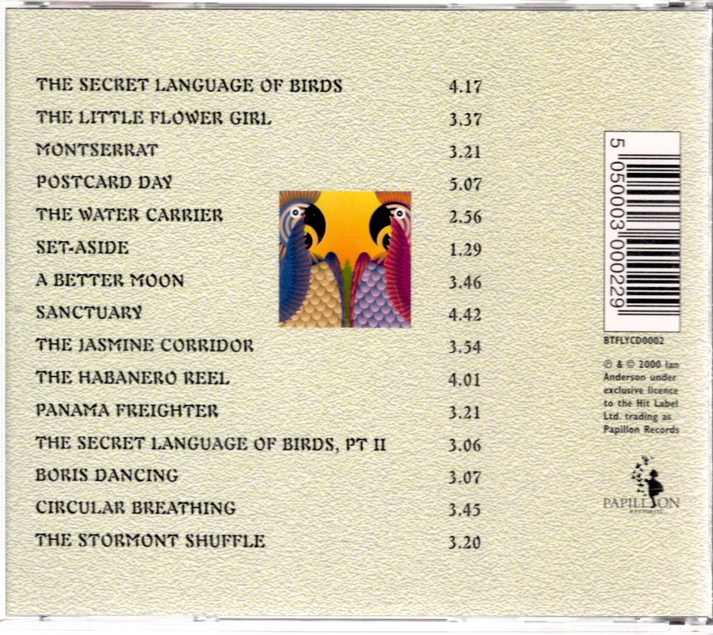 Ian Anderson - Secret Language Of Birds - Cd