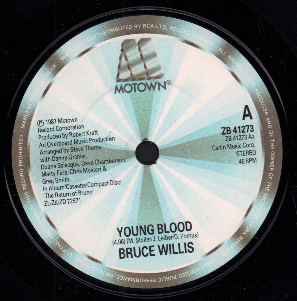 Bruce Willis - Young Blood - 7 Inch