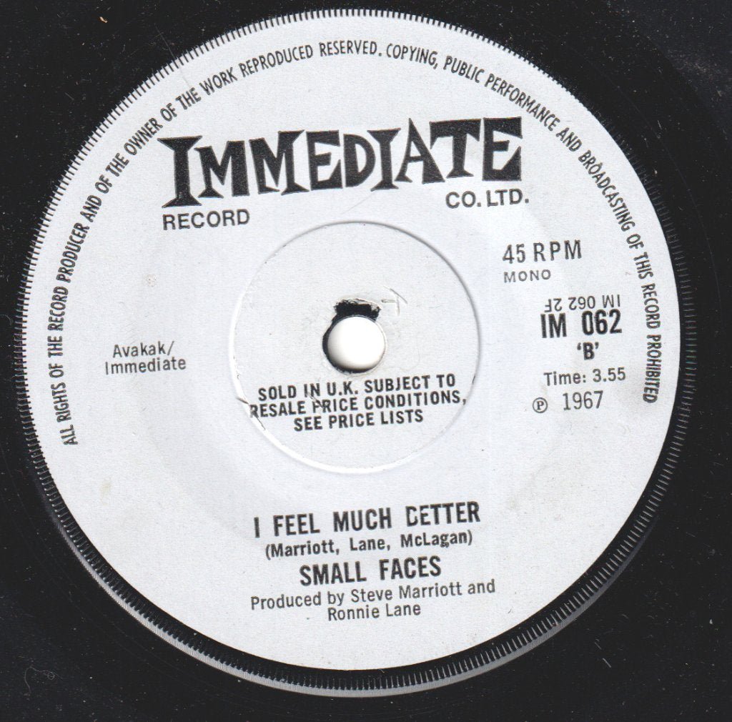 Small Faces - Tin Soldier - 7 Inch