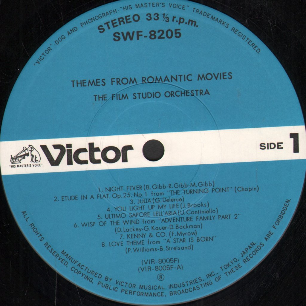 Film Studio Orchestra - Themes from Romantic Movies Twin Deluxe - Double Lp