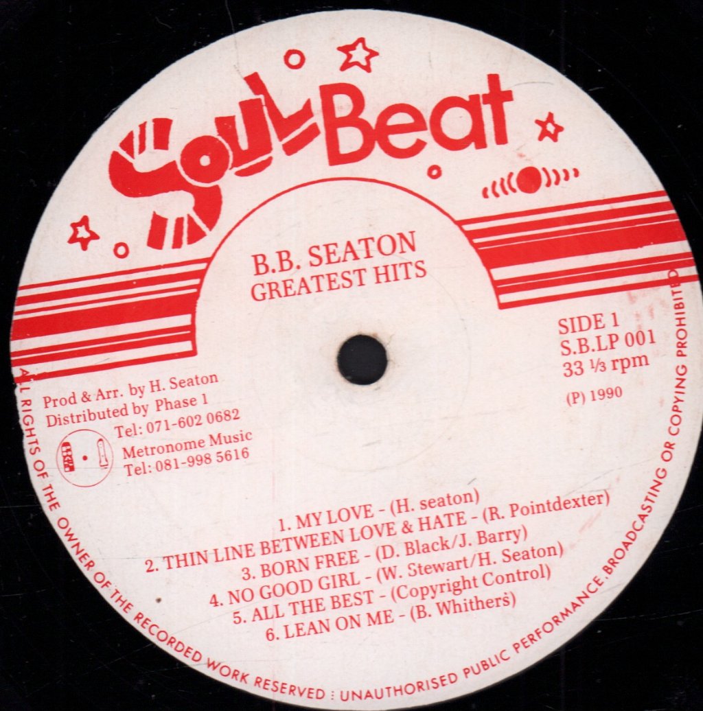 B.B. Seaton - Greatest Hits - Lp