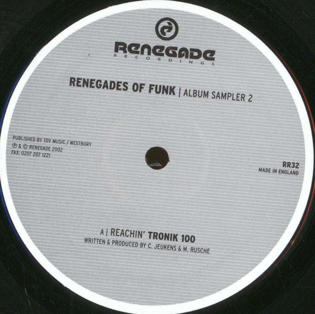 Total Science - Renegades Of Funk (Album Sampler 2) - 12 Inch