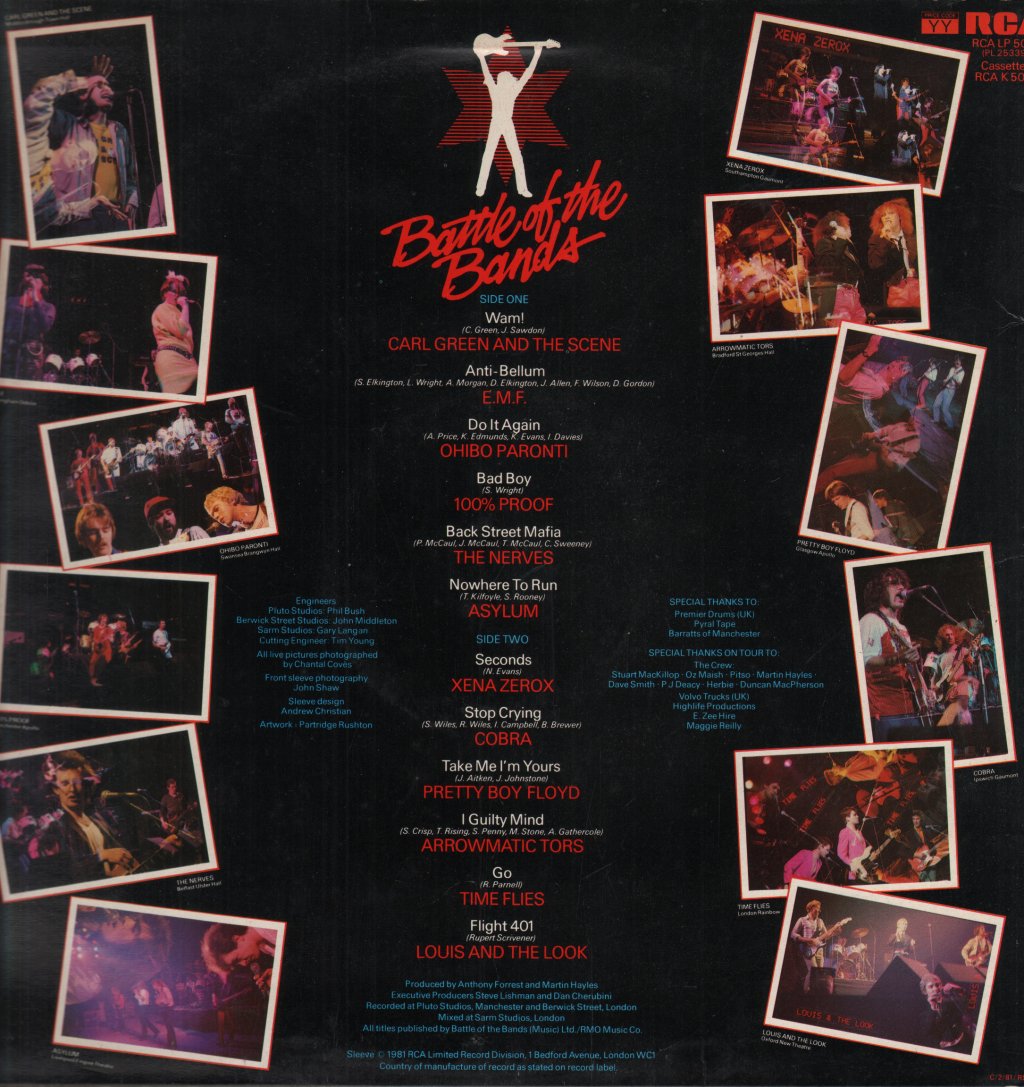Various Artists - Battle Of The Bands Featuring The Regional Finalists - Lp