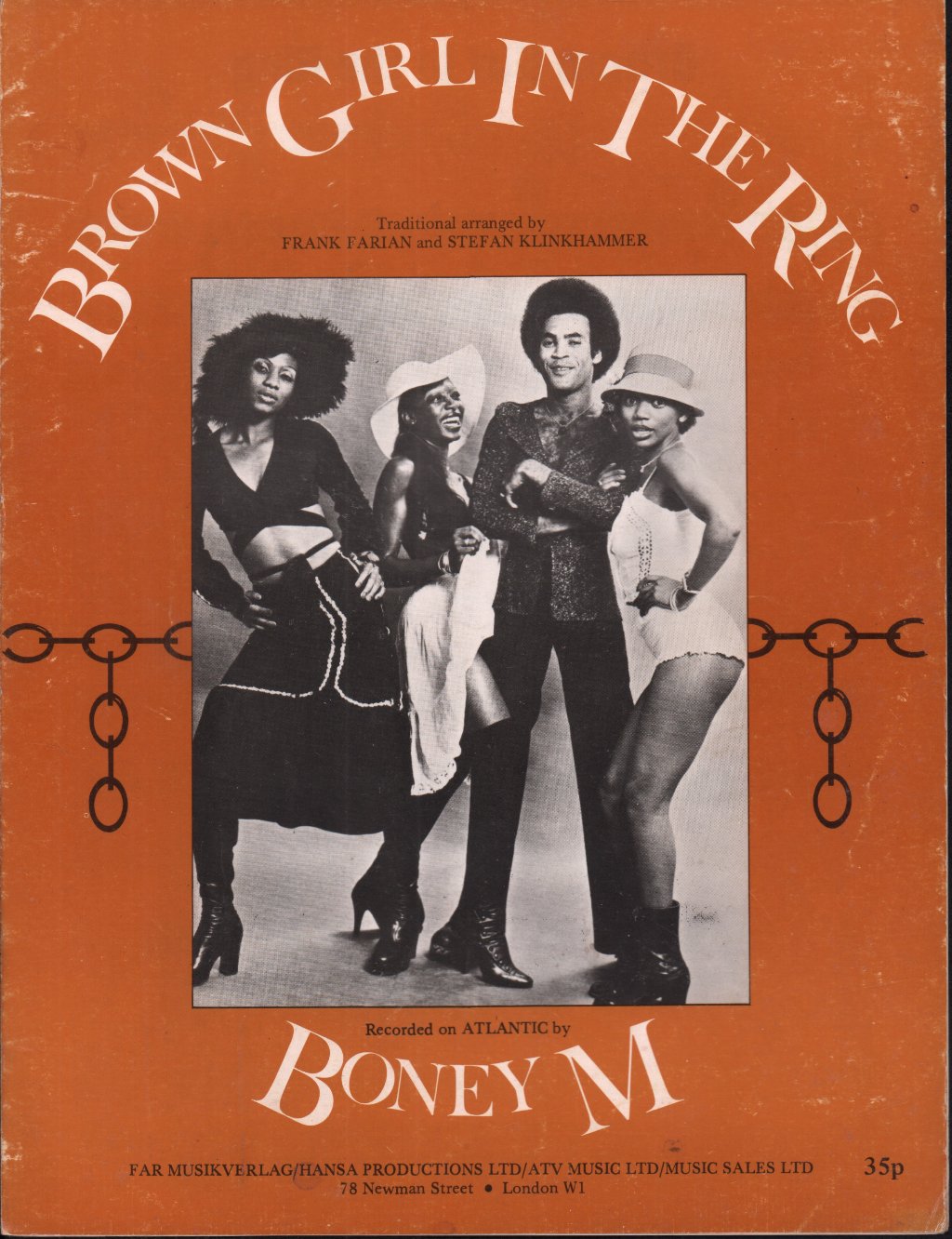Boney M - brown girl in the ring - Sheet Music