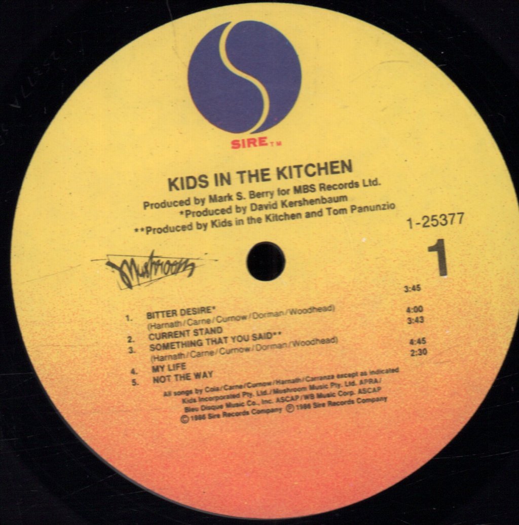 Kids In The Kitchen - Kids In The Kitchen - Lp