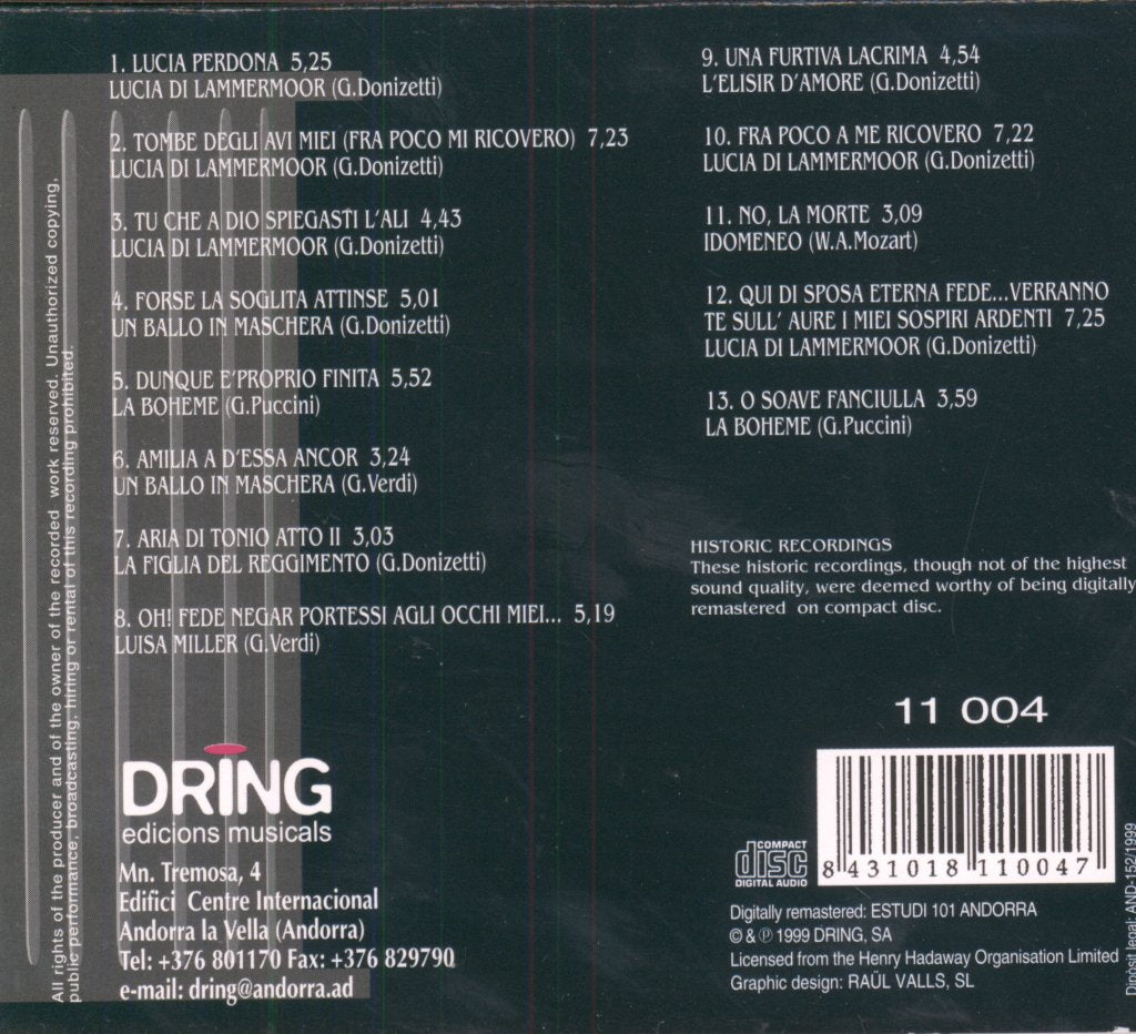 Luciano Pavarotti - Immortals - Cd