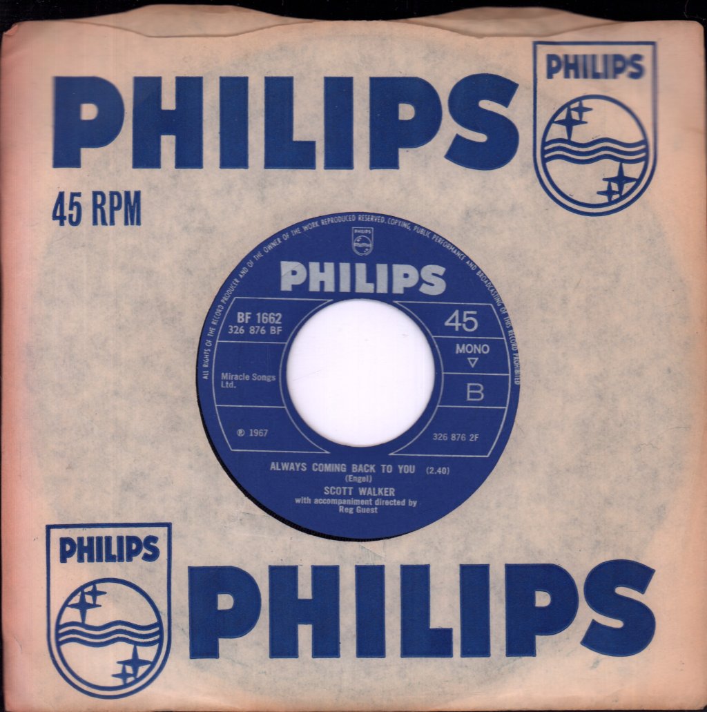 Scott Walker - Joanna - 7 Inch