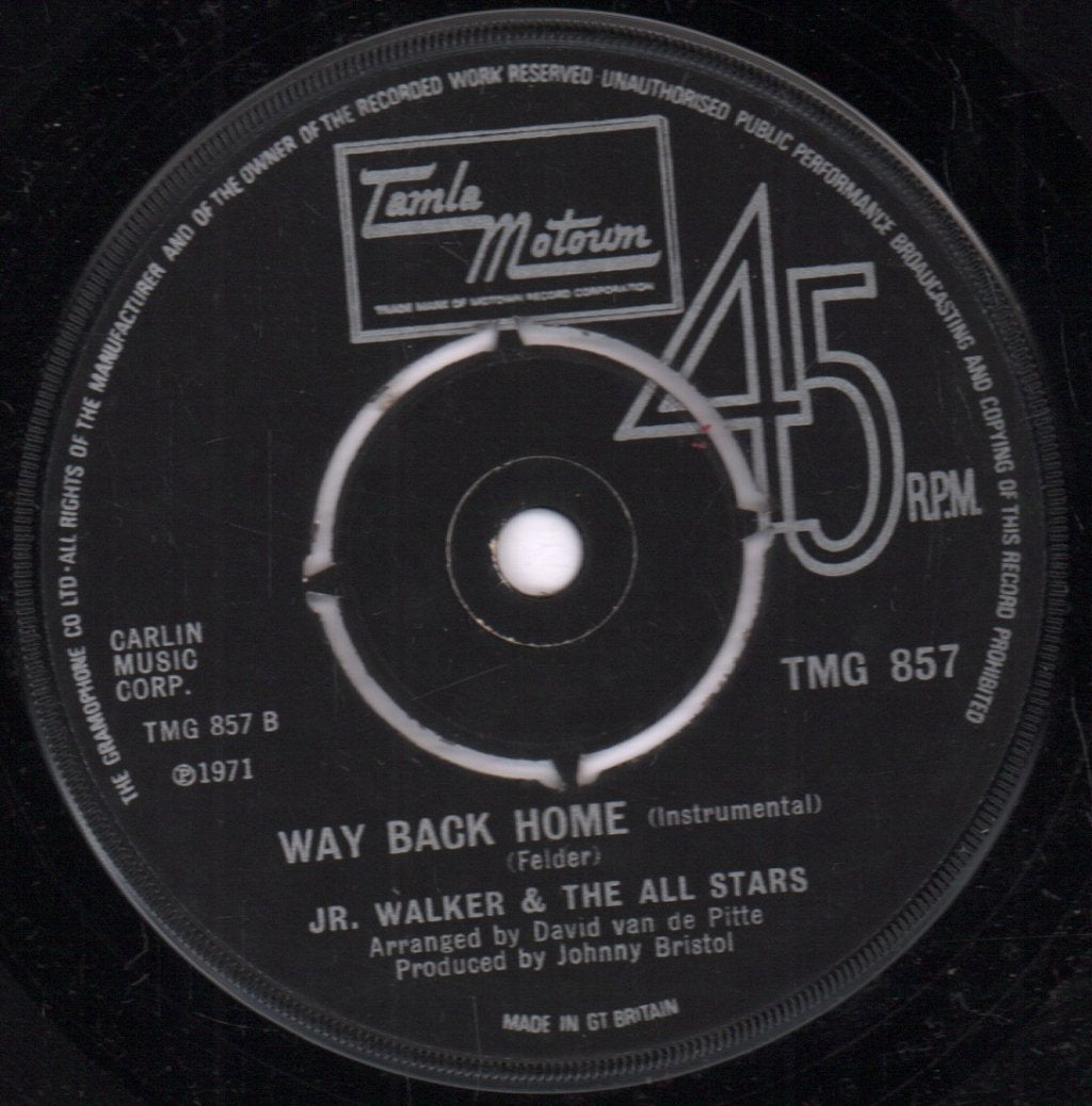Junior Walker And The All Stars - Way Back Home - 7 Inch