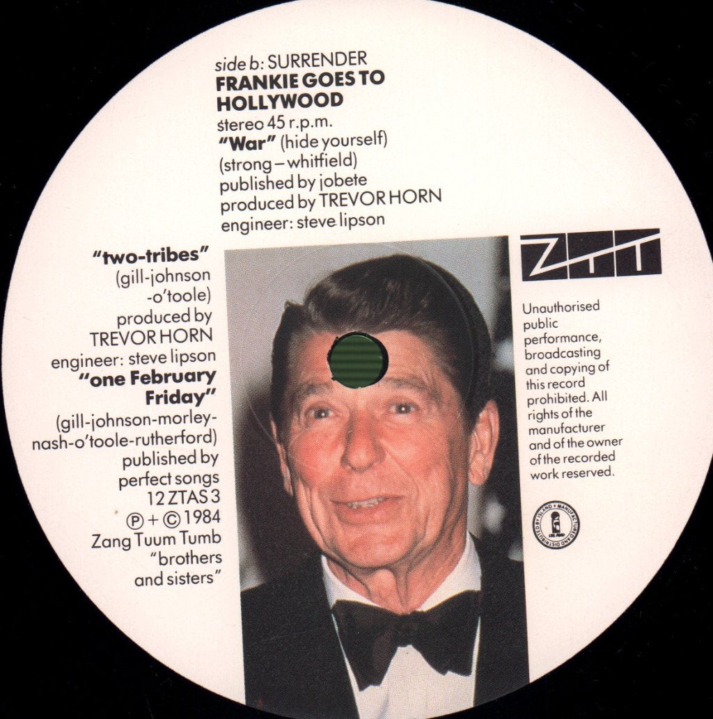 Frankie Goes To Hollywood - Two Tribes - 12 Inch