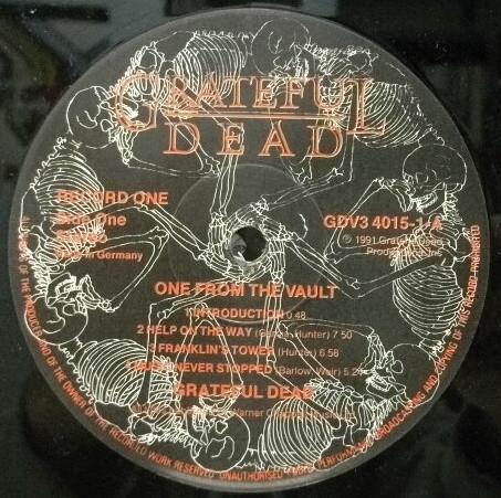 Grateful Dead - One From The Vault - Triple Lp