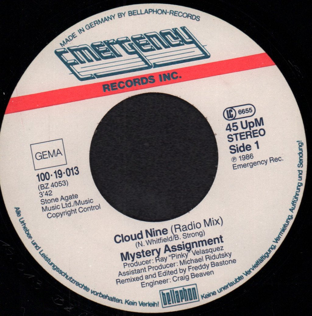 Mystery Assignment - Cloud Nine - 7 Inch