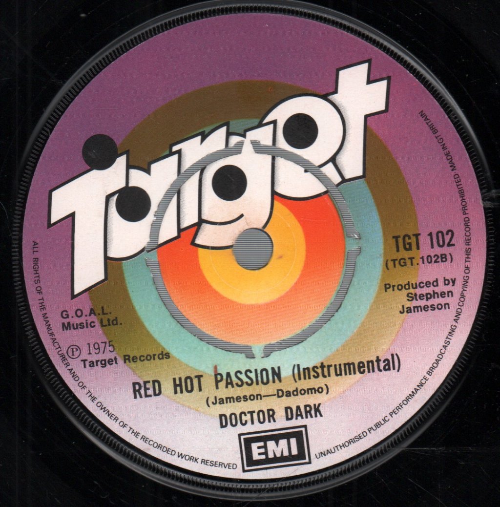 Doctor Dark - Red Hot Passion - 7 Inch