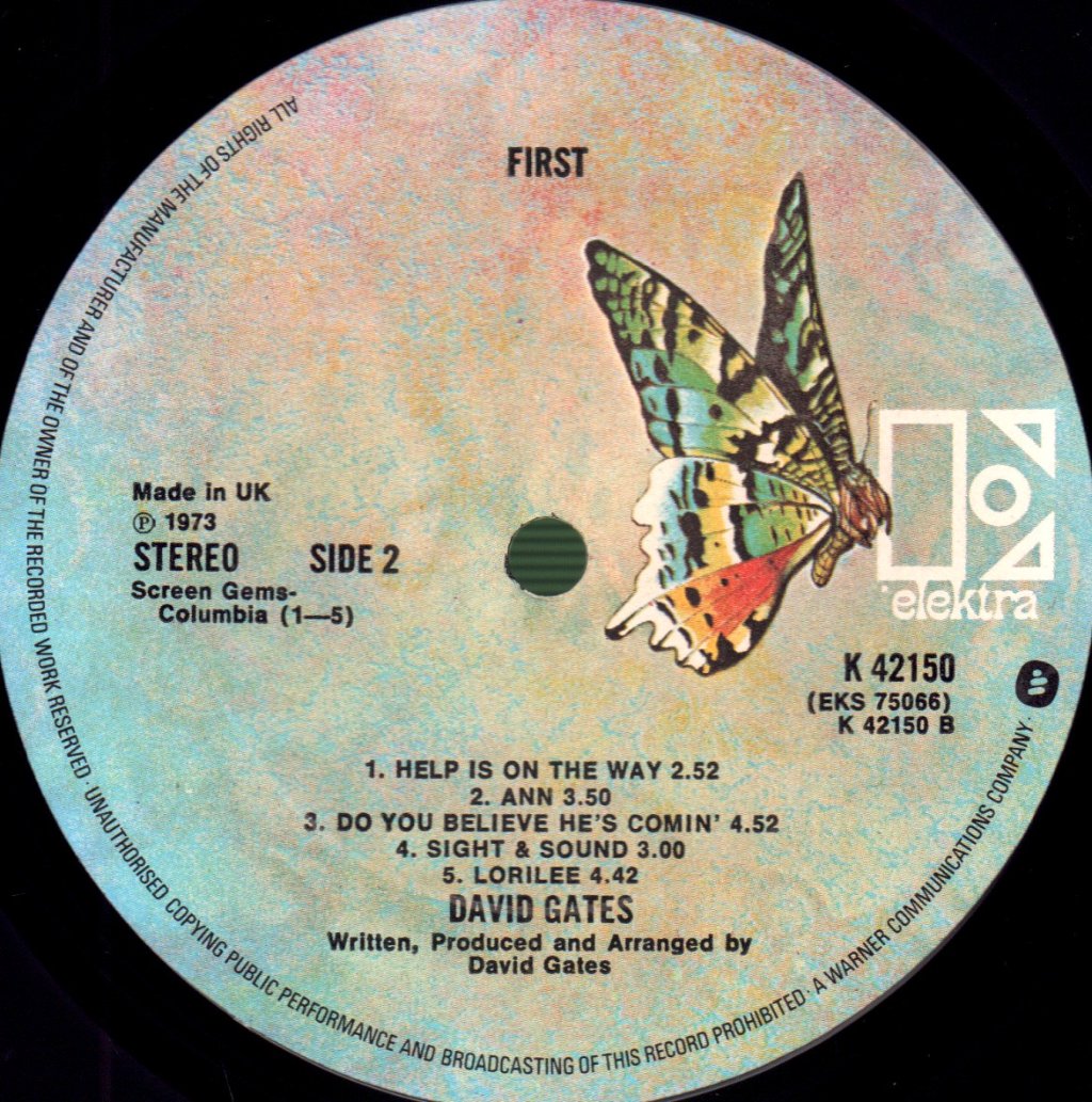 David Gates - First - Lp
