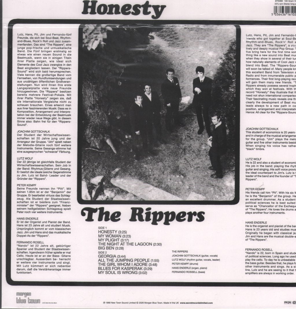Rippers - Honesty - Lp