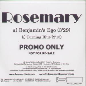 Rosemary - Benjamin's Ego - Cd