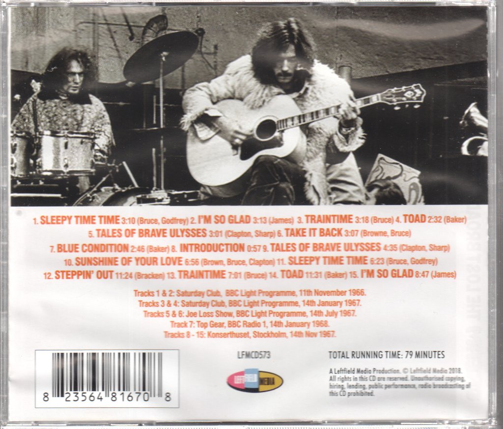 Cream - Lost Broadcasts - Cd