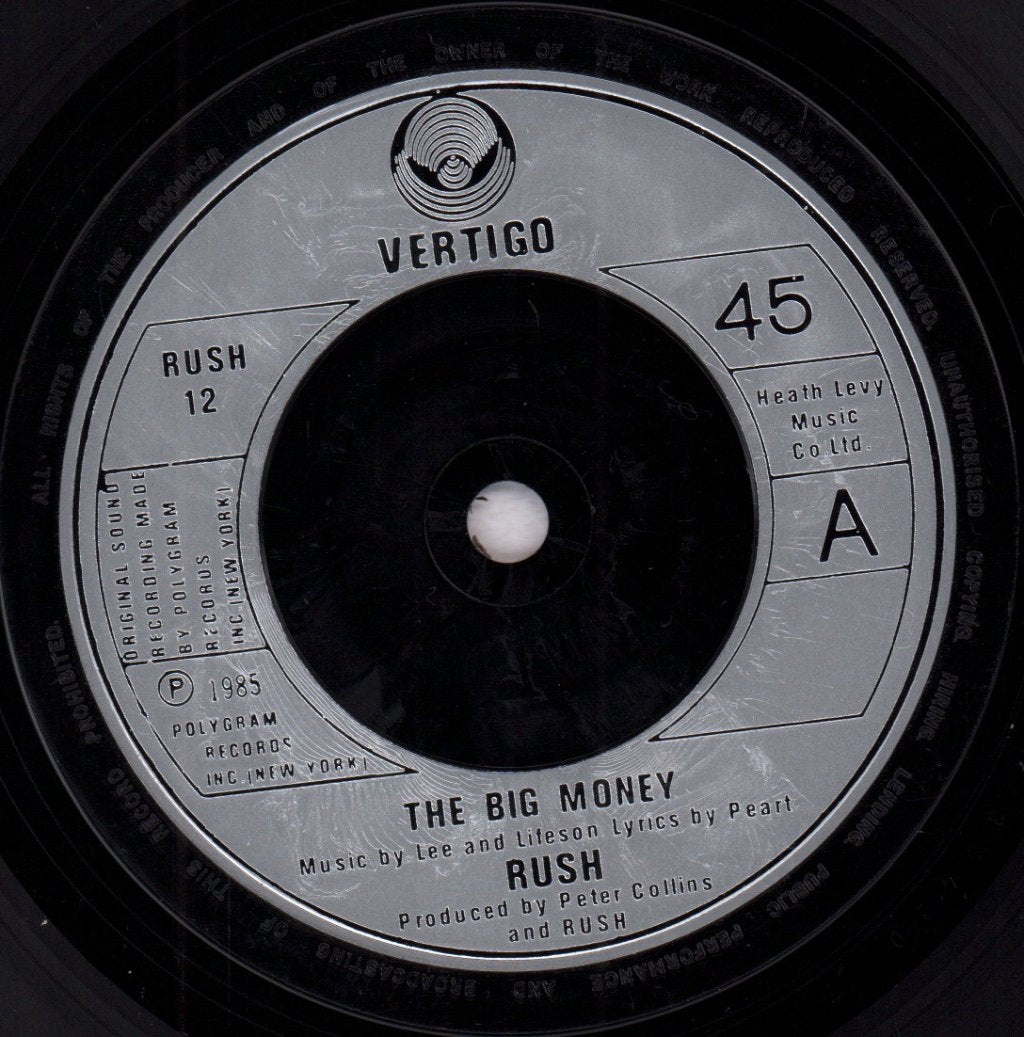 Rush - Big Money - 7 Inch