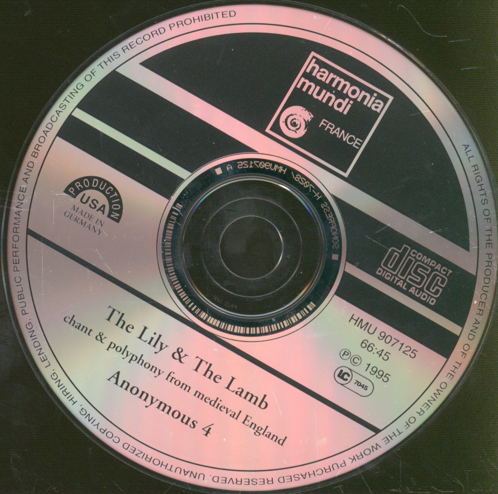 Anonymous 4 - Lily & The Lamb - Cd