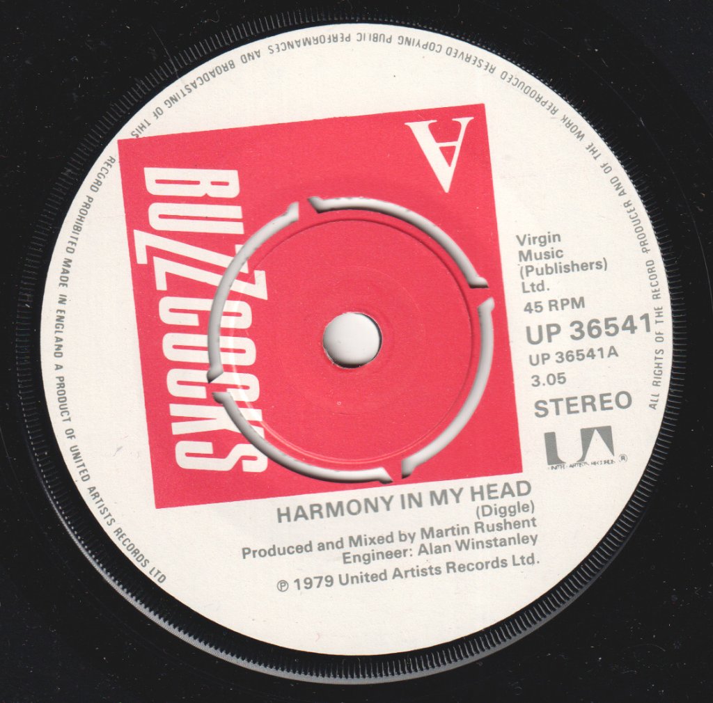 Buzzcocks - Harmony In My Head - 7 Inch