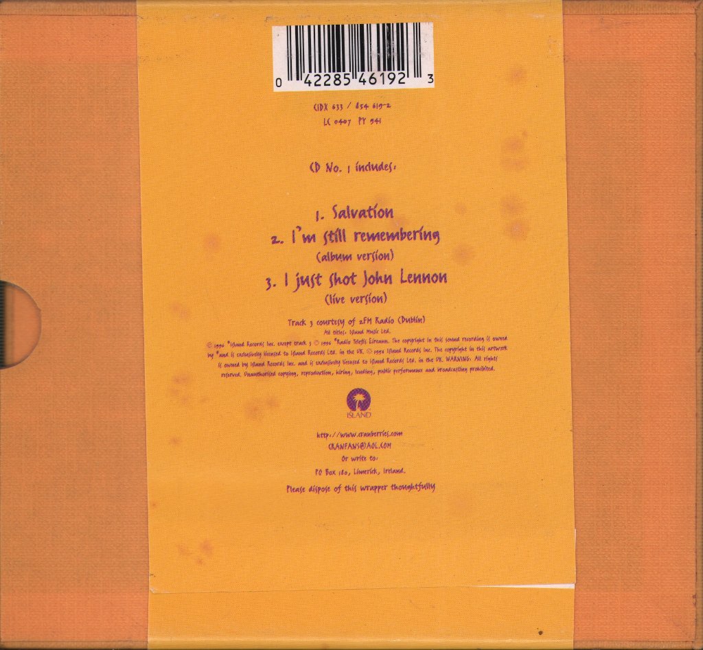 Cranberries - Salvation - Cd Box Set