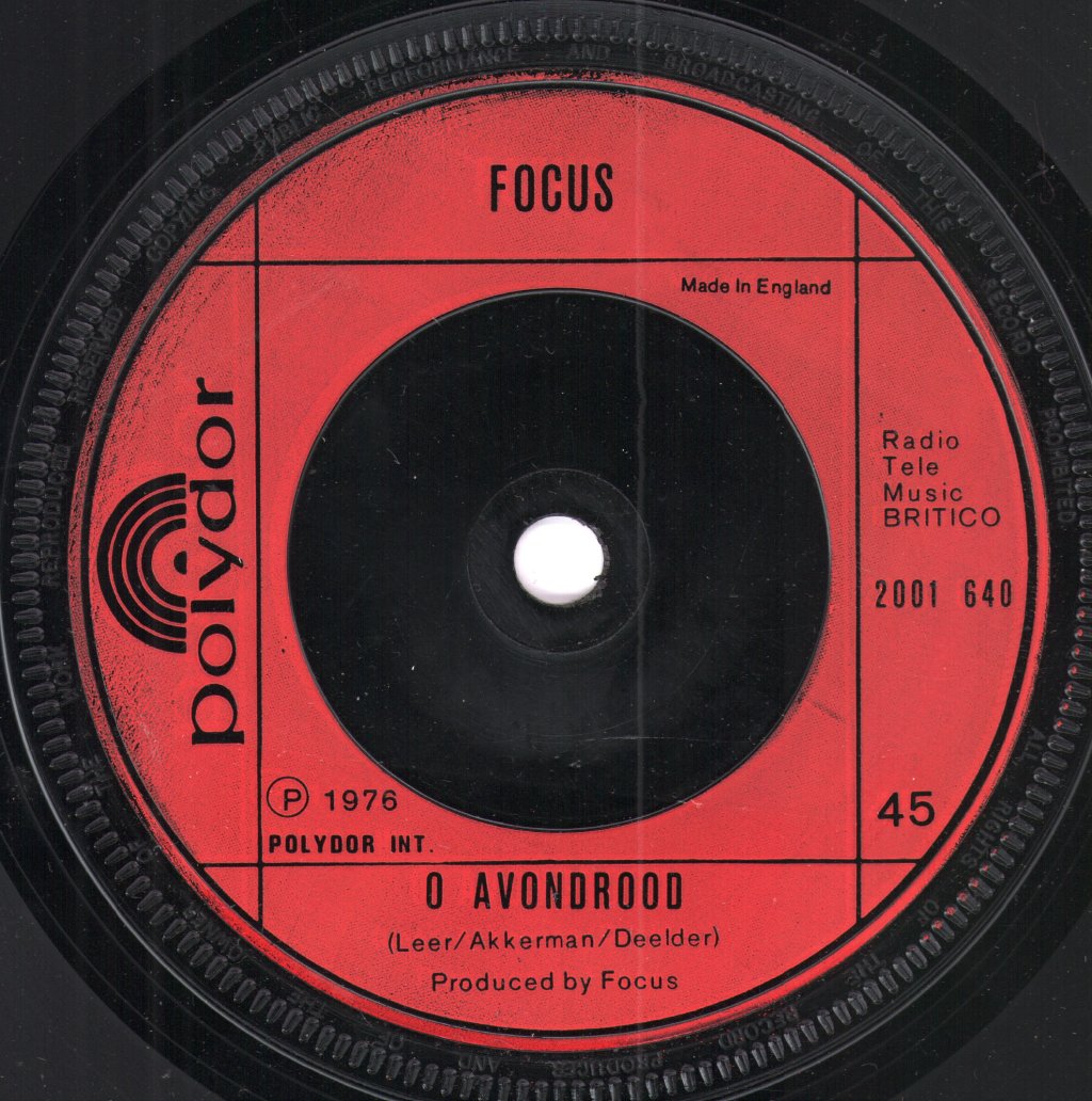 Focus - House Of The King - 7 Inch