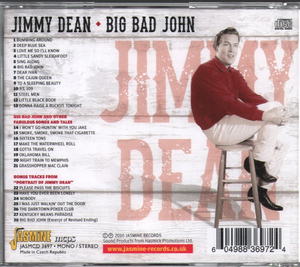 Jimmy Dean - Big Bad John - Cd