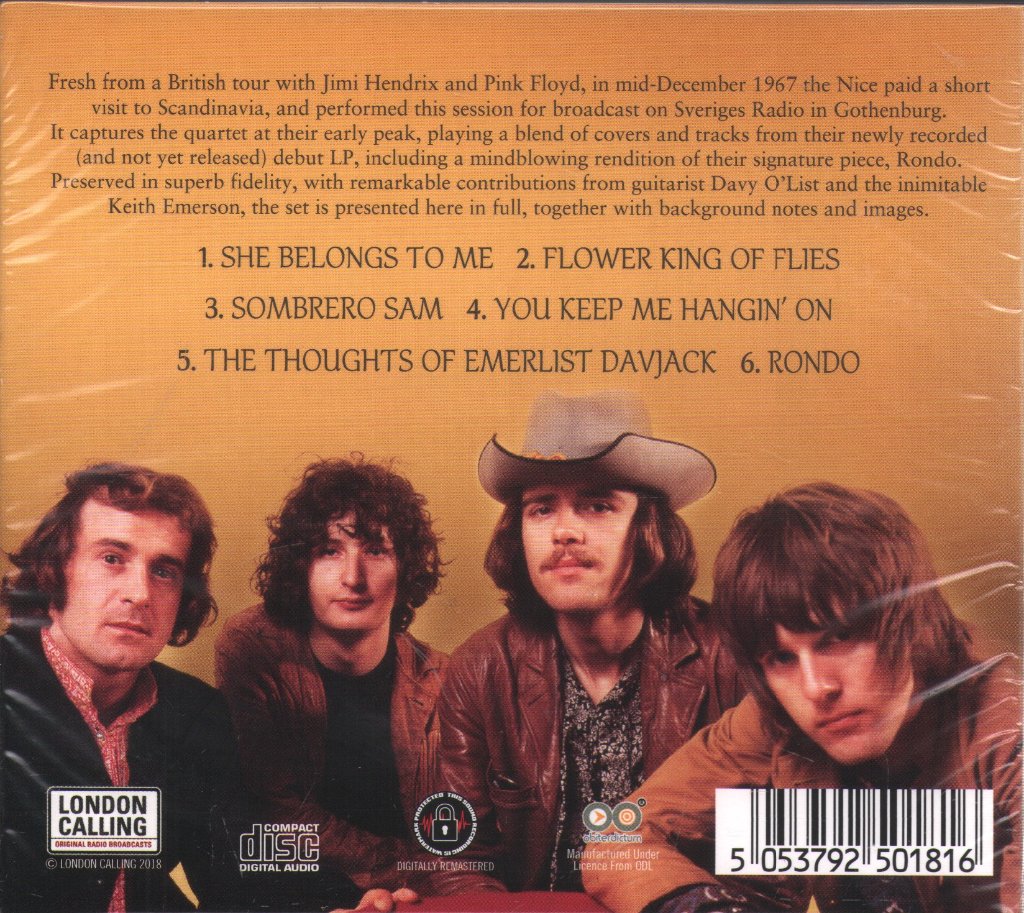 Nice - Live Sweden '67 - Cd