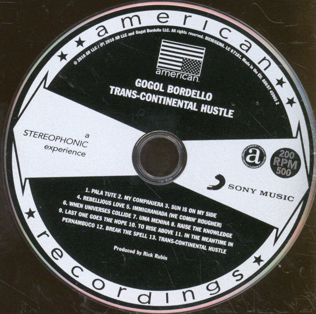 Gogol Bordello - Trans-Continental Hustle - Cd