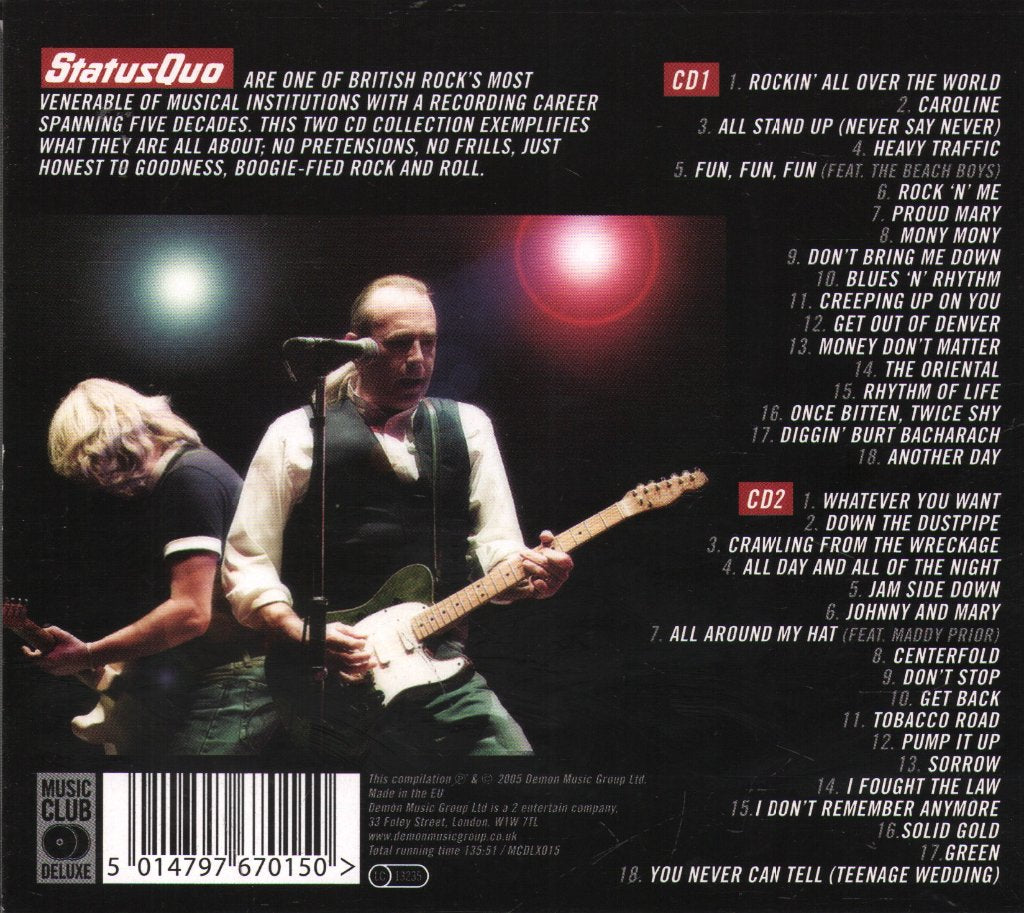 Status Quo - Keep On Rockin' - Double Cd