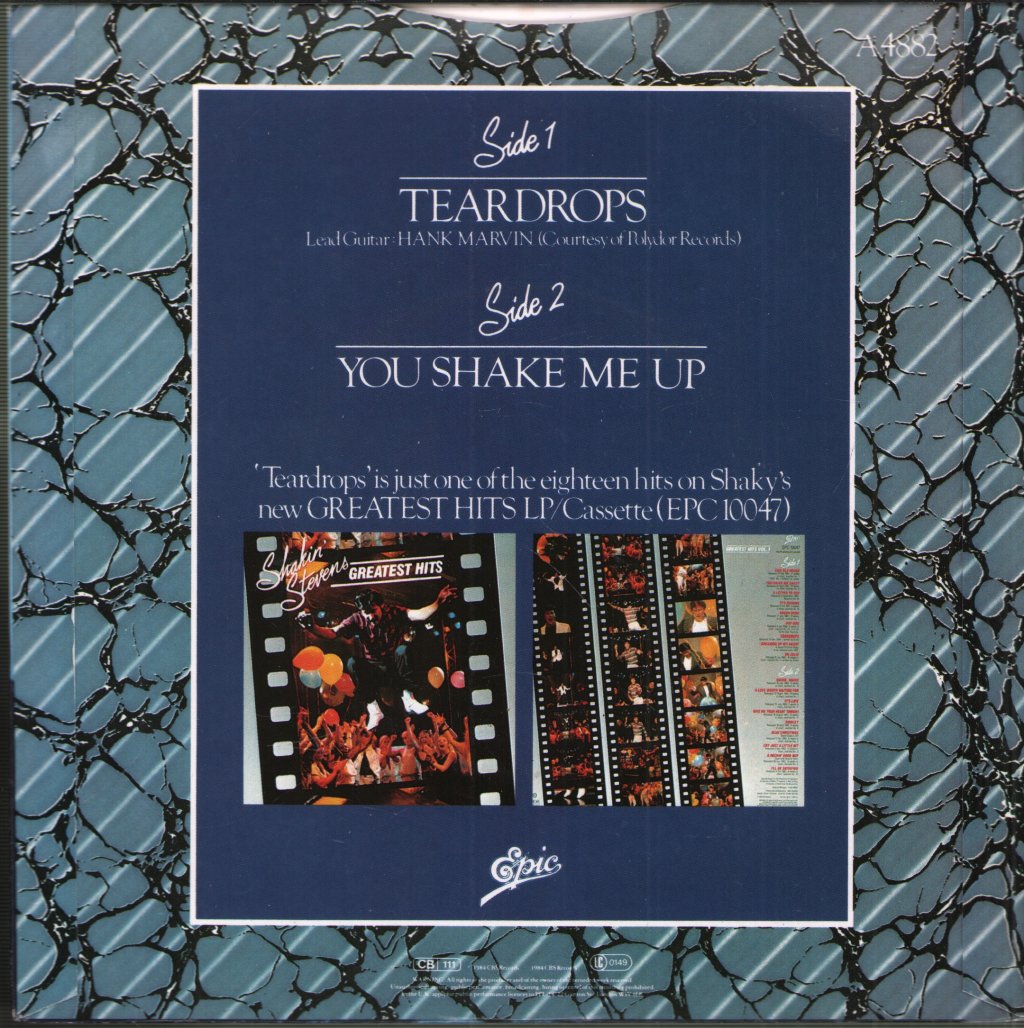 Shakin Stevens - Teardrops - 7 Inch