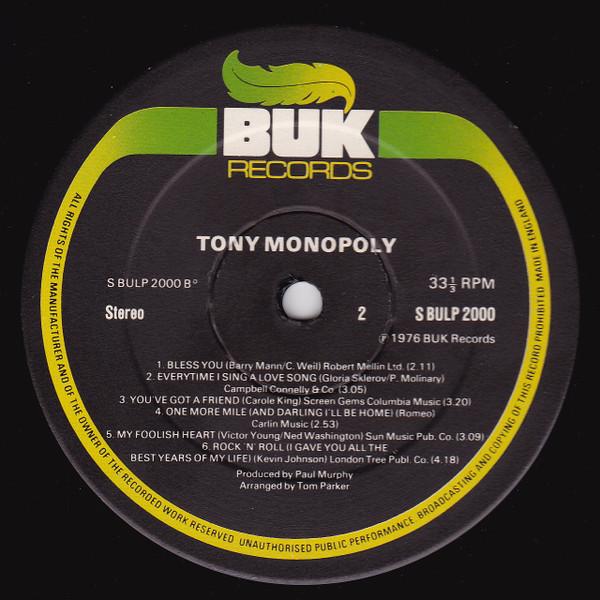 Tony Monopoly - Tony Monopoly - Lp