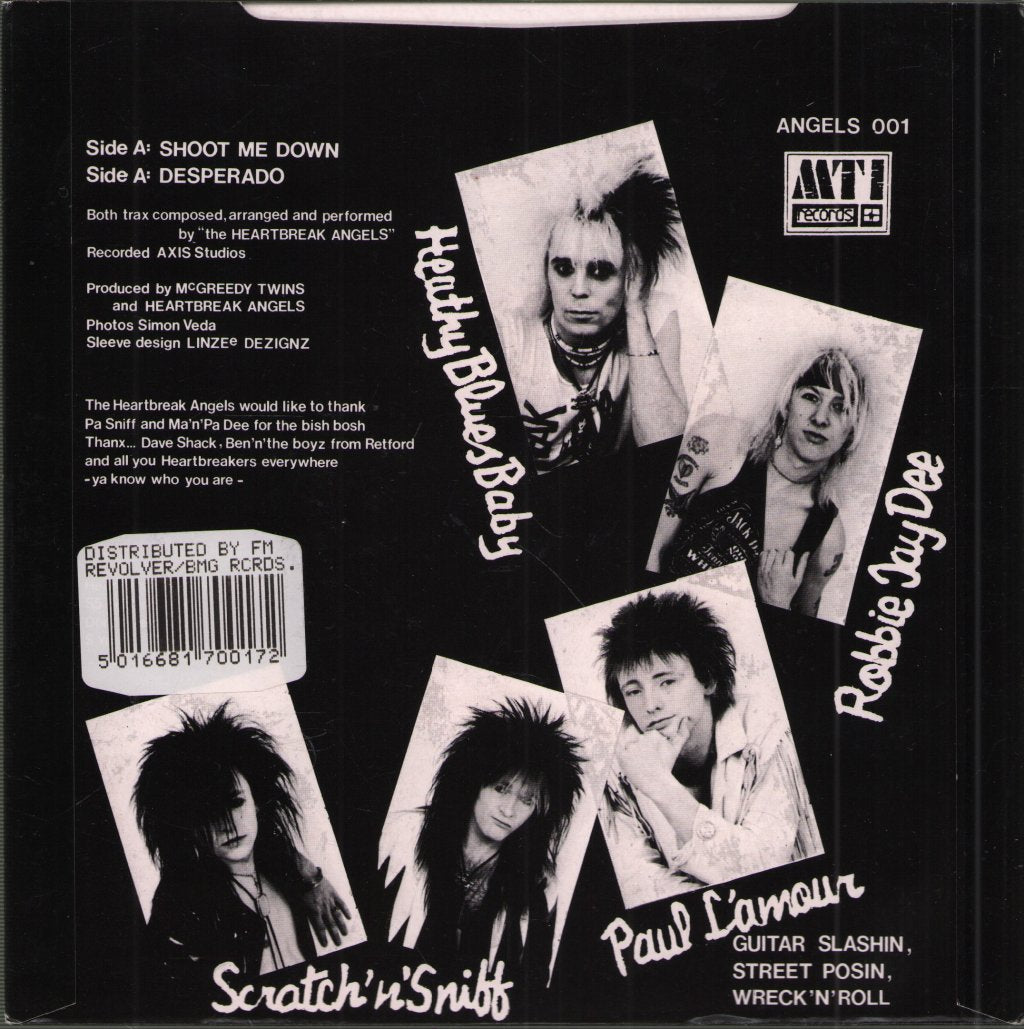 Heartbreak Angels - Desperado - 7 Inch