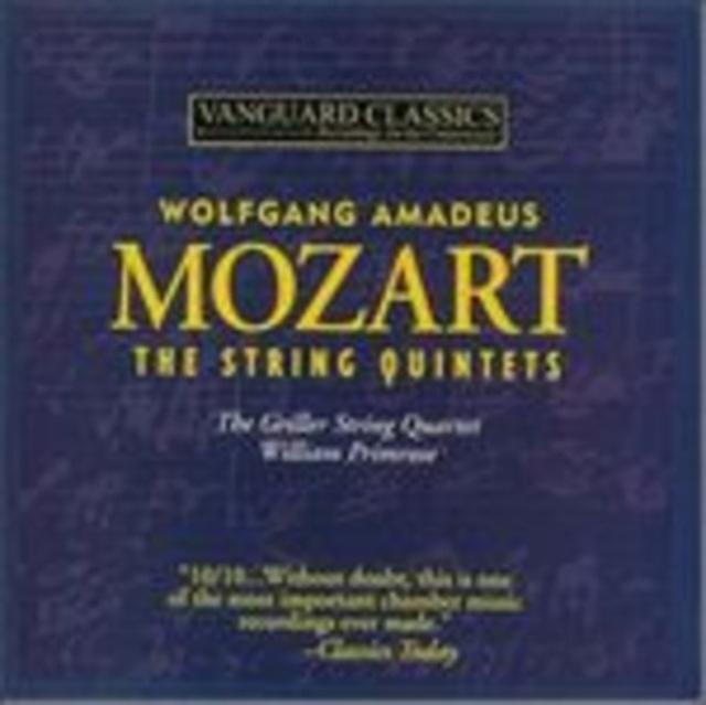 Wolfgang Amadeus Mozart - Complete String Quintets, the (Griller String Quartet) - Double Cd