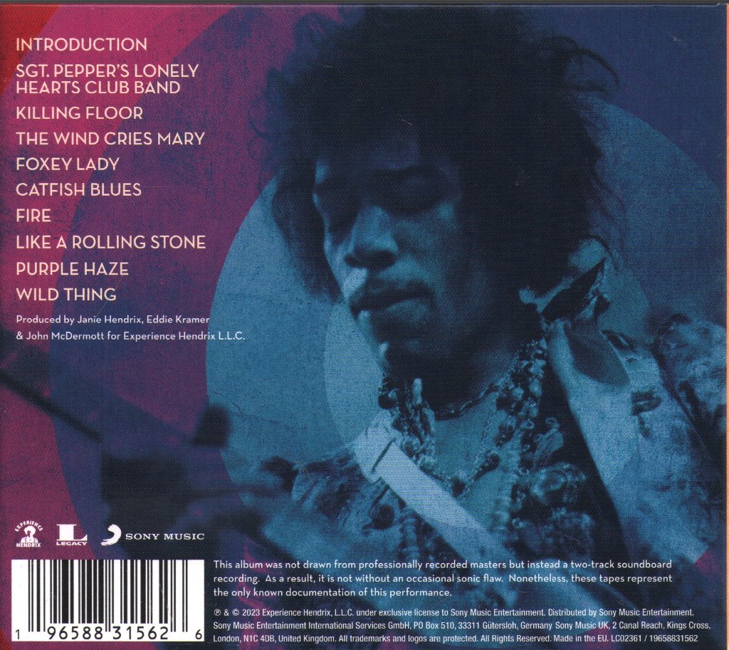 Jimi Hendrix Experience - Live At the Hollywood Bowl: 1967 - Cd