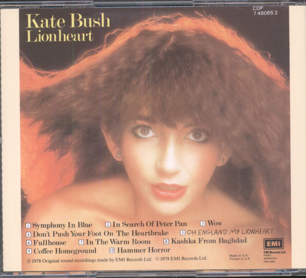 Kate Bush - Lionheart - Cd