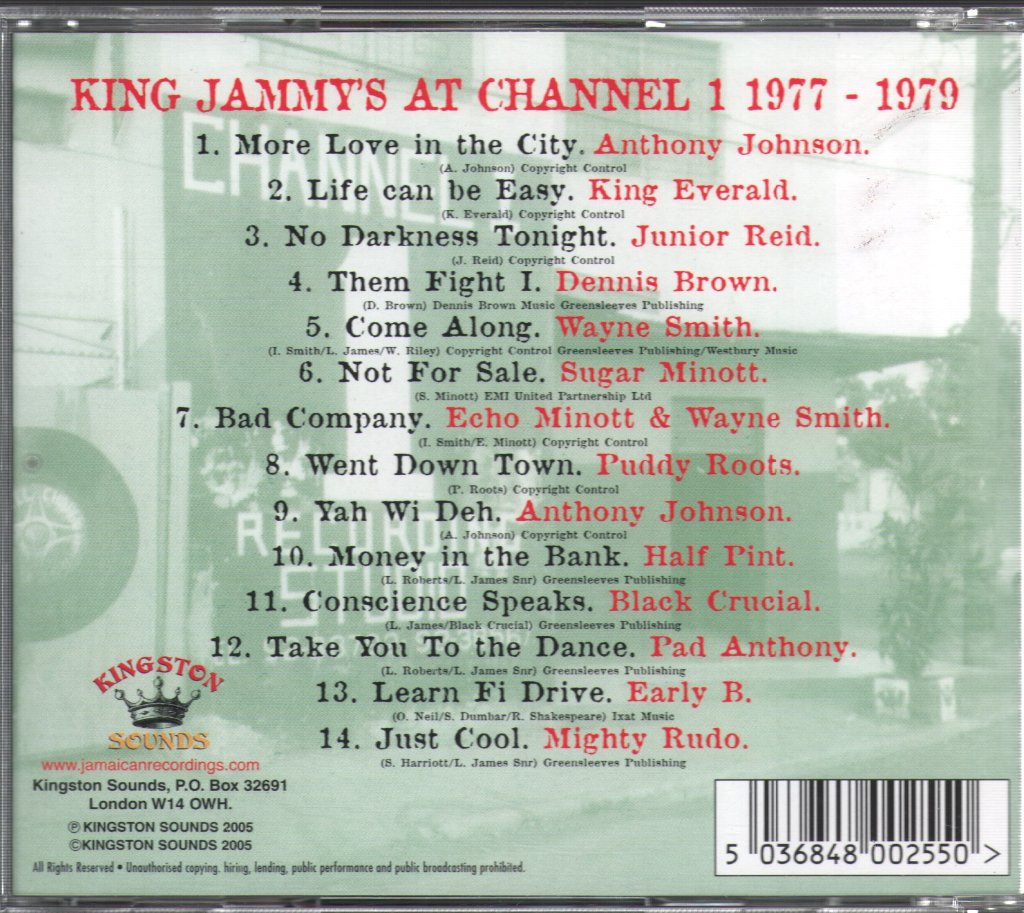 Various Artists - King Jammy's At Channel 1 1977-1979 - Cd