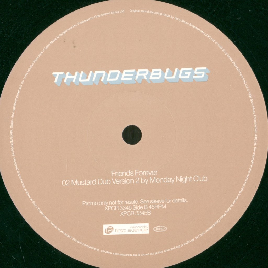 Thunderbugs - Friends Forever (The Monday Night Club Mixes) - 12 Inch