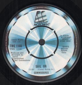 Commodores - Sail On - 7 Inch