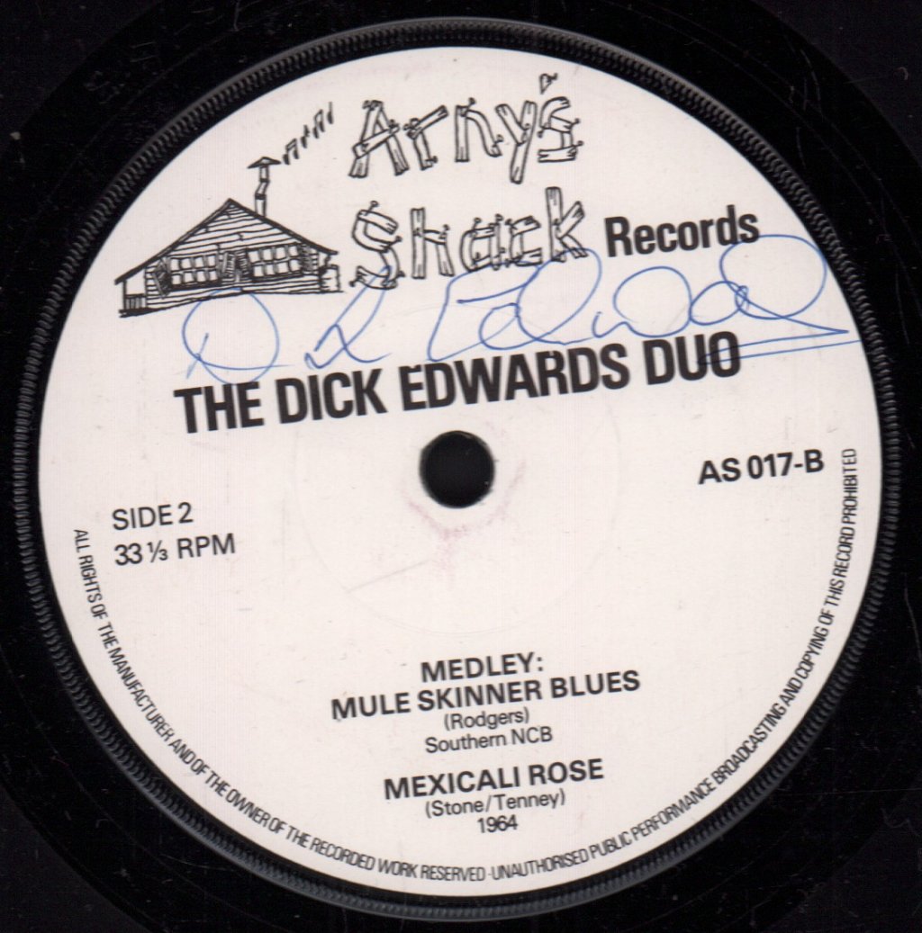 Dick Edwards Duo - Million Miles Away - 7 Inch