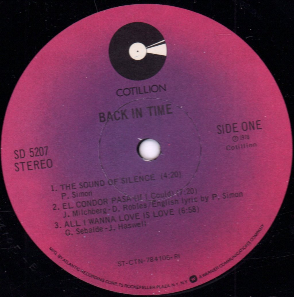 Back In Time - Back In Time - Lp