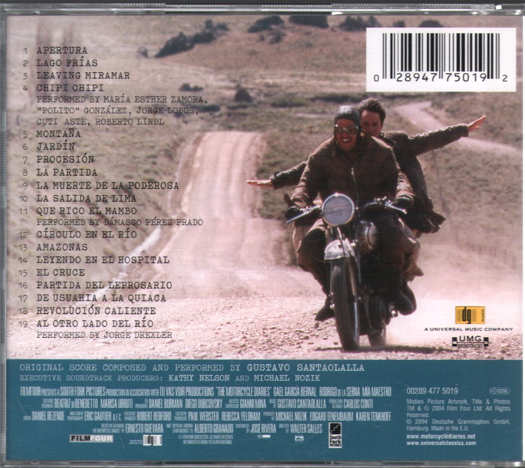 Gustavo Santaolalla - Diarios de Motocicleta (Original Motion Picture Soundtrack) - Cd
