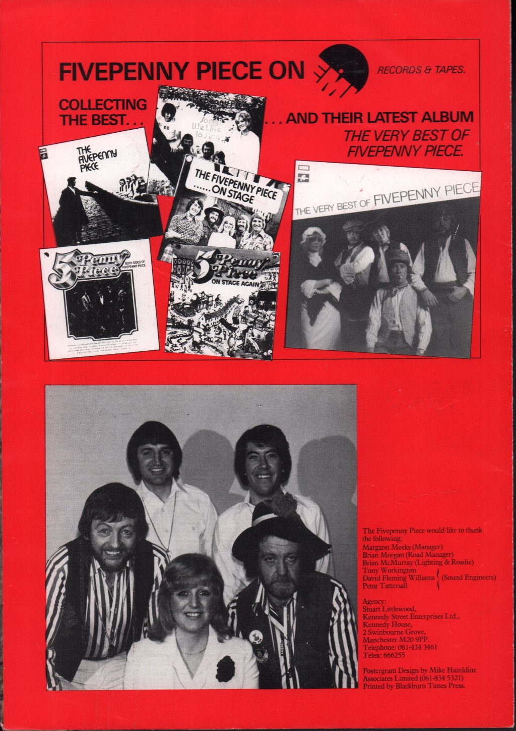 Fivepenny Piece - in concert 1979/80 - Tour Programme