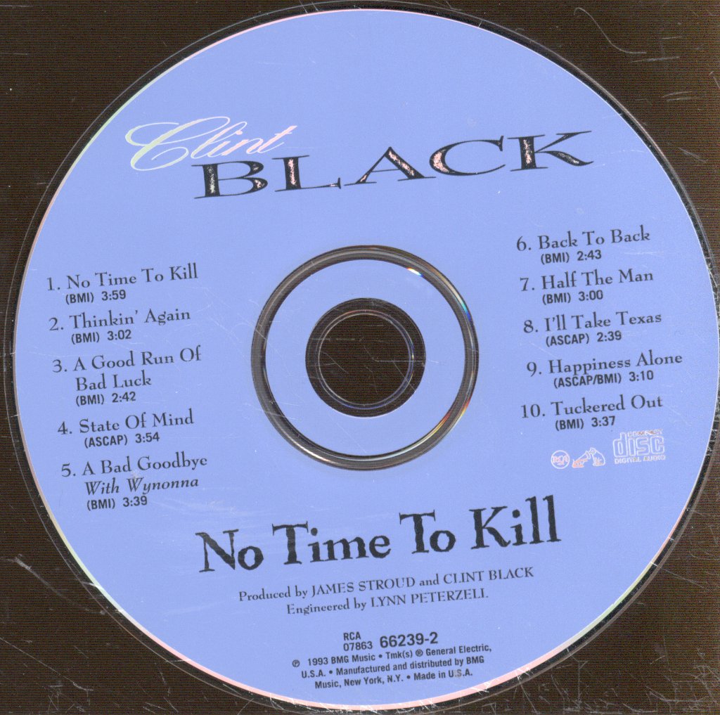Clint Black - No Time To Kill - Cd